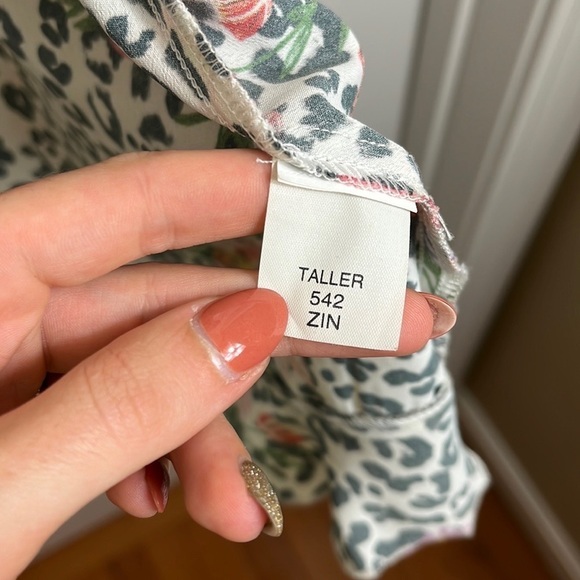 Zara Cheetah Floral Wrap Mini Dress 90s Y2K Size XS - Picture 11 of 11